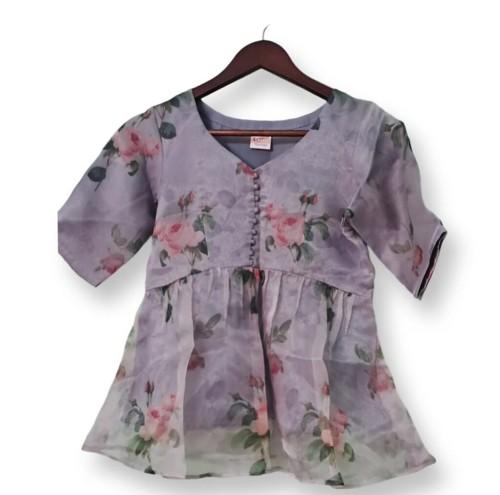 Pastel Bloom Peplum Top